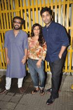 Dibakar Banerjee, Zoya Akhtar, Karan Johar at Bombay Talkies screening in Ketnav, Mumbai on 30th April 2013 (64).JPG